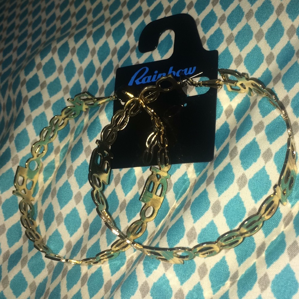 Blessed hooped earings